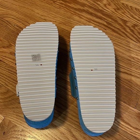 Free People x Intentionally Rule Breaker Suede Sandals  Size 8 NIB - Picture 9 of 12